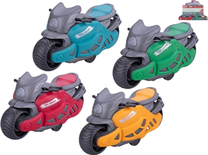 Friktionsmotorcykel 11 cm til børn