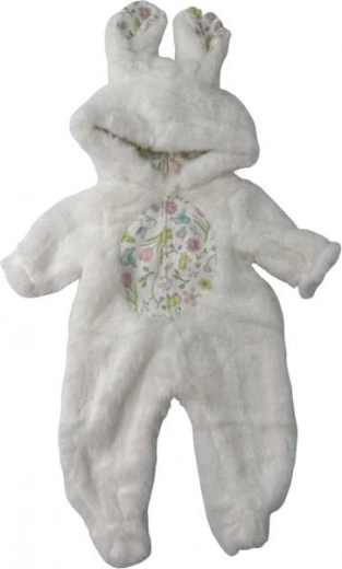 Kanindragt Overall til Dukker 40-43 cm