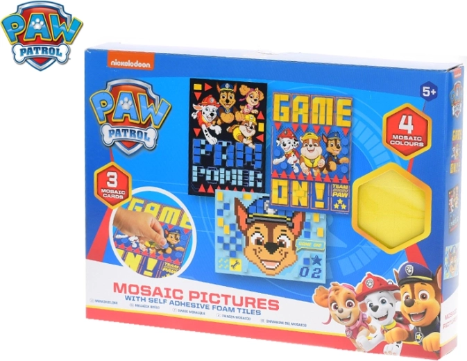 Mosaiksæt PAW PATROL til børn fra 5 år