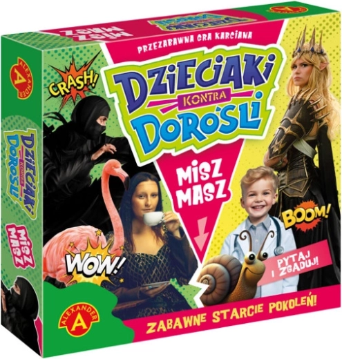 Børn mod voksne – Misz Masz familiekvizspil