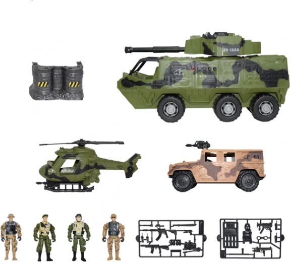 Komplet vognpark til forskellige missioner