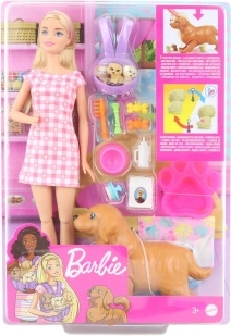 Barbie hvalpefødsel legesæt