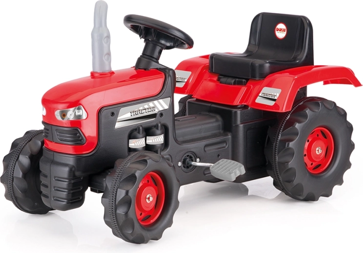 Stor rød pedaltraktor fra Dolu