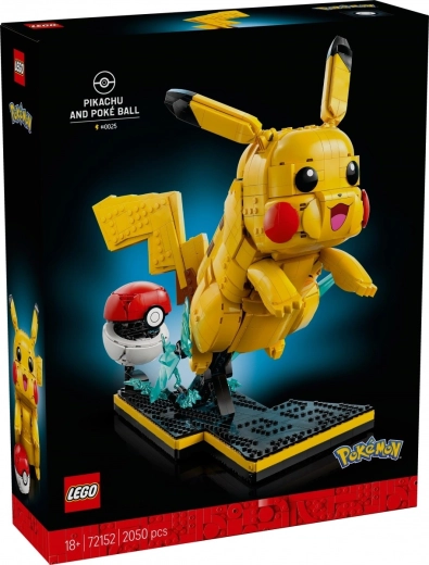 LEGO Pokémon Pikachu og en Pokéball – samlermodel