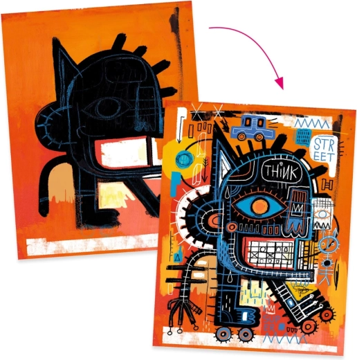 Plakater i street art-stil