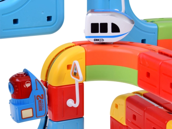 Magnetisk bane, der holder togene på sporet