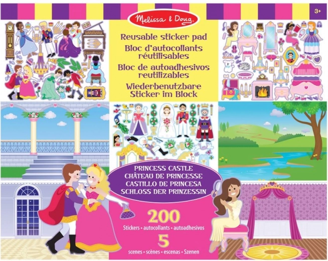 Genanvendelige klistermærker – prinsesseslot