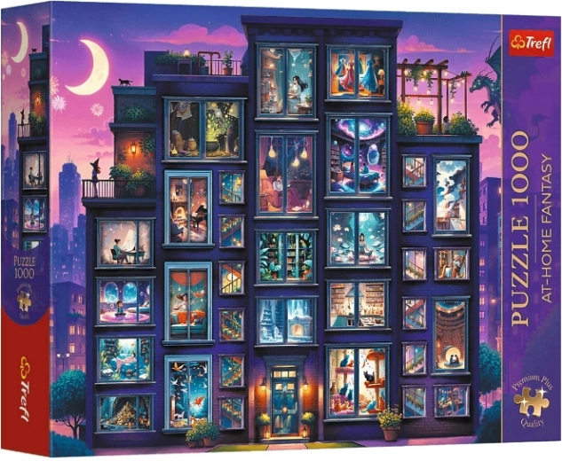 Puzzle 1000 Premium Plus – En nat fuld af historier
