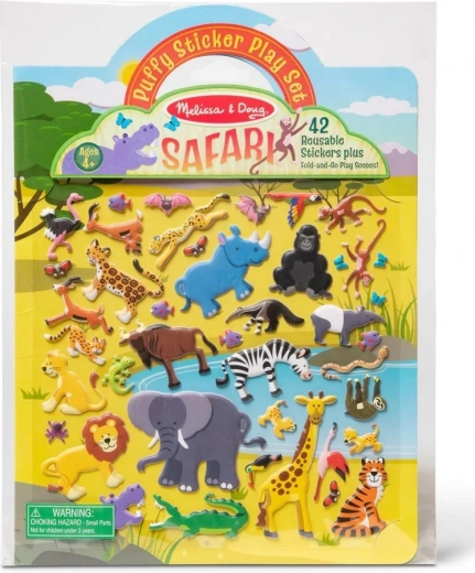 Genanvendelige klistermærker - Safari