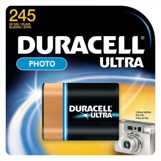 Lithiumbatteri 2CR5 6 V Duracell Ultra til kameraer