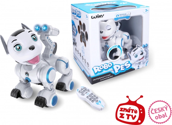 Robotisk hund RC med lys- og lydeffekter