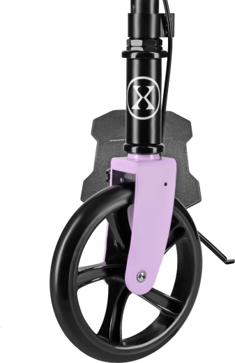 Jævn kørsel takket være 200 mm hjul og ABEC 7