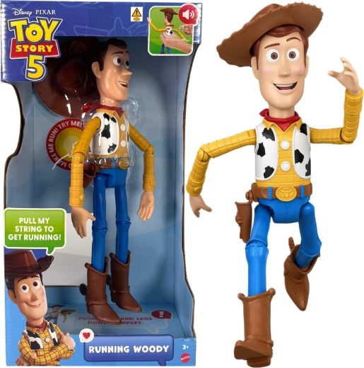 Mattel Disney Toy Story interaktiv figur Woody med løbemekanisme 30 cm (engelsk version)