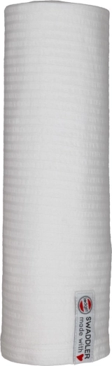 Lodger stofble Swaddler seersucker 120 × 120 cm cloud dancer