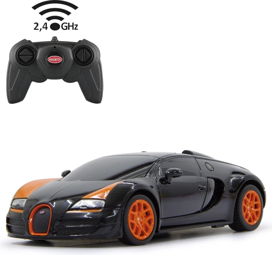 RC-bil Bugatti Grand Sport Vitesse 1:24 sort