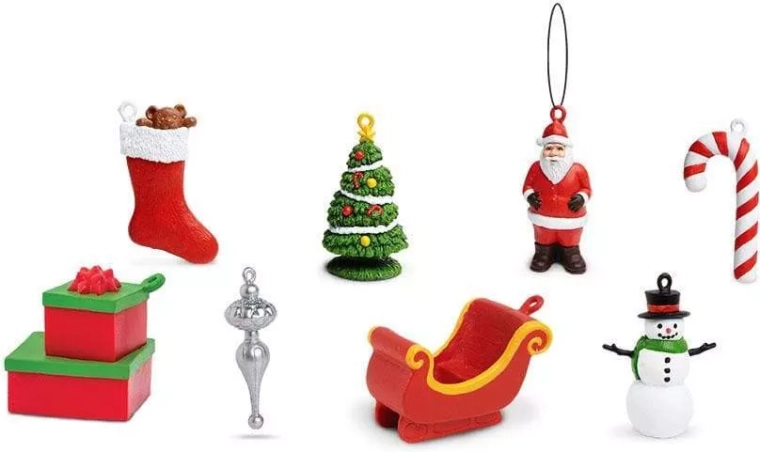 8 jule-minifigurer i én pakke