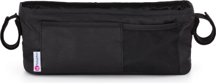 Organizer til barnevogn Pocket Absolute Black PETITE&MARS
