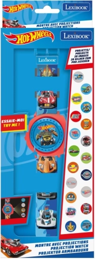 Digitale projicerende HOT WHEELS-ur fra Lexibook med 20 billeder