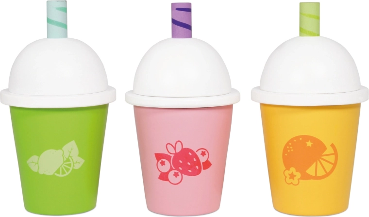 Sæt med frugtsmoothies i træ fra Le Toy Van
