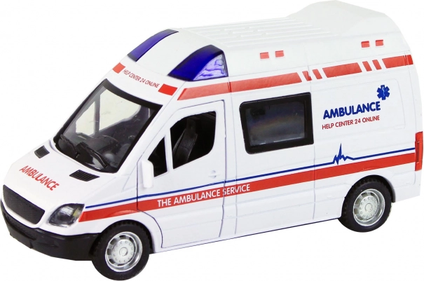 Ambulance legetøj med lys og lyd