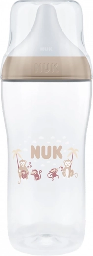 NUK Perfect Match sutteflaske med temperaturkontrol XL monkey 360 ml