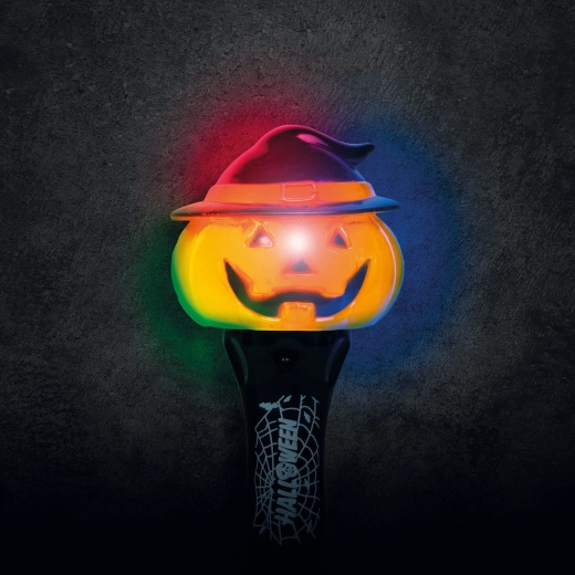 Halloween-LED-lampe i form af et græskar, batteridrevet