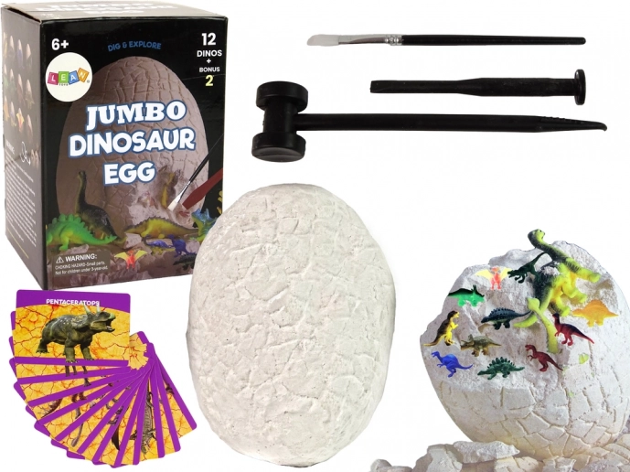 Gigantisk dinosaurusæg - Sæt til paleontologer