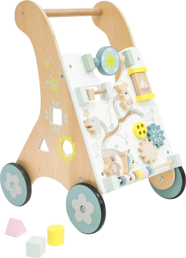 2Kids Toys aktiv gåvogn med dyr i pastelfarver