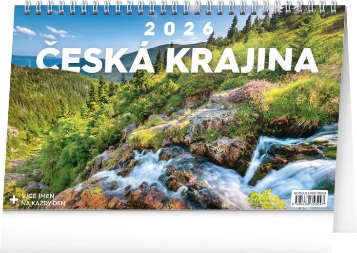 Bordkalender Tjekkisk landskab 2026