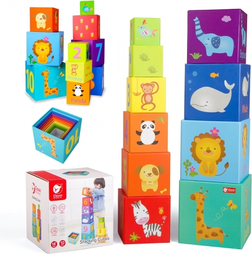 Klassisk verdens magiske klodser pædagogisk legetøj