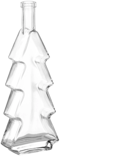 Dekorativ flaske Choinka 500 ml med metallisk skruelåg 28 mm