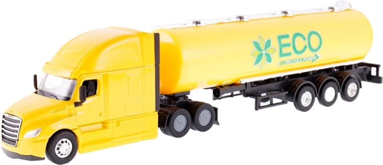 Metal lastbil med tank FREIGHTLINER CASCADIA 1:64