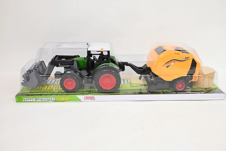 Traktor med landbrugsmaskine