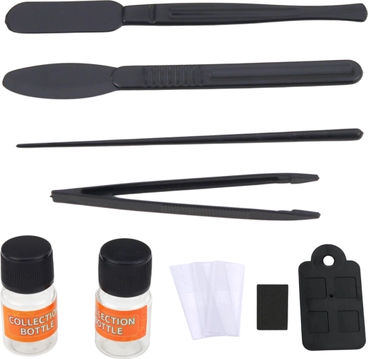 Komplet laboratorieudstyr i pakken