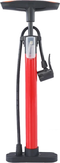 MalTrack håndbetjent gulvpumpe til cykel B-Pump100 med tilbehør