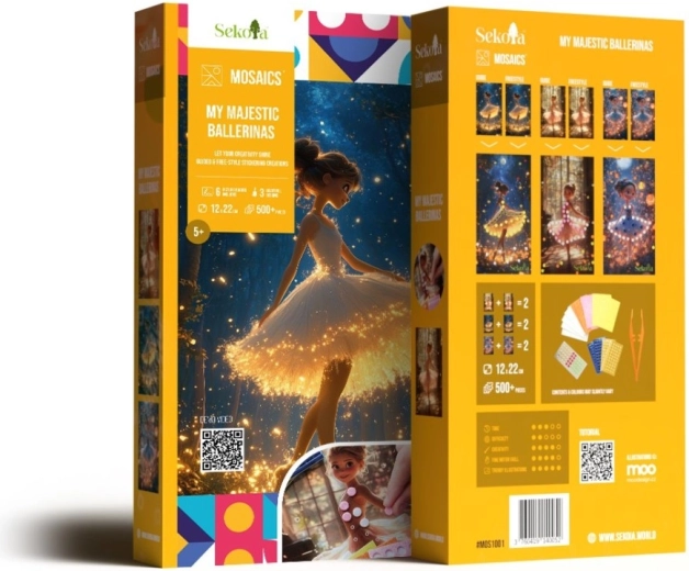 Sekoia mosaics ballerina – kreativt mosaiksæt
