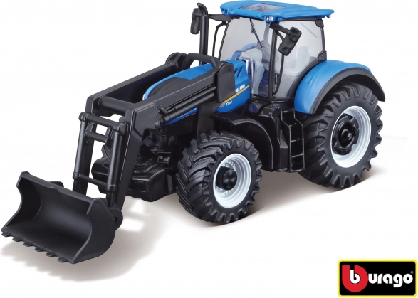 Bburago Farmland New Holland T7.315 HD med frontlæsser 10 cm