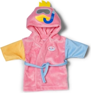 BABY born badekåbe til dukker 43 cm med hætte og lille and