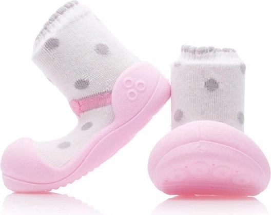 Attipas baby sko Ballet Pink til de første skridt