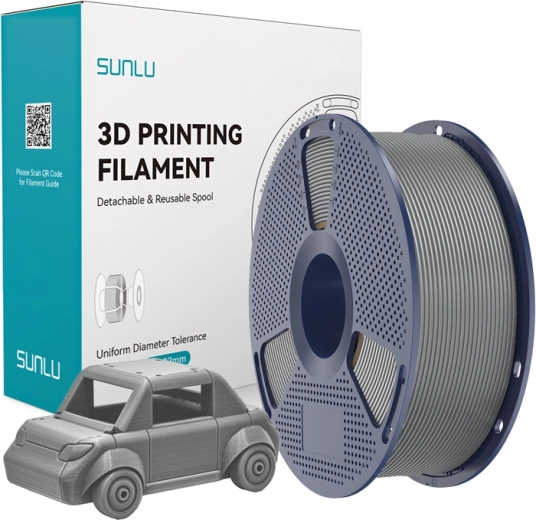 Sunlu PETG-filament grå