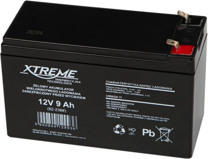 Gelbatteri 12V 9Ah XTREME