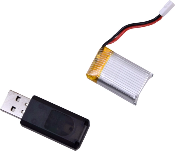 Vandsprøjt + genopladeligt batteri med opladning via USB