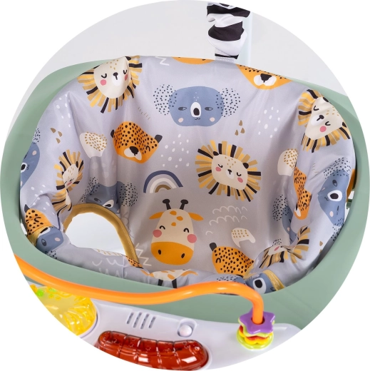 Behageligt og højdejusterbart sæde