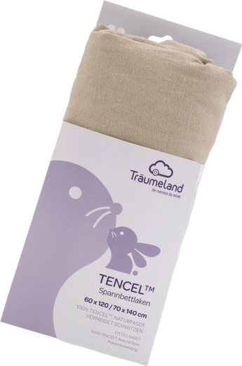 Träumeland faconlagen Tencel uni taupe
