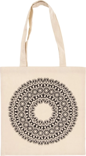 Bomuldsindkøbspose Mandala 39 × 42 cm