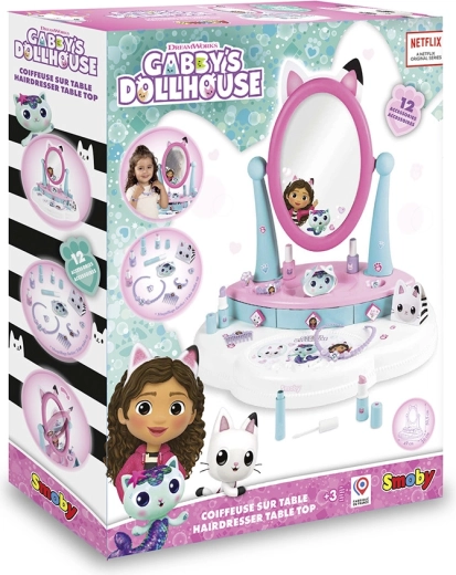 12 tilbehørsdele med Gabby’s Dollhouse-motiv