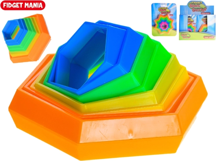 Fidget magiske 3D-mønstre – antistress puslespil til børn og voksne