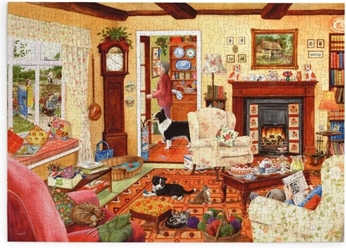 House of Puzzles Puslespil Te klokken fem, 500 ekstra store brikker