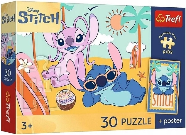 Puzzle Premium Plus Kids Stitchs smil 30 brikker