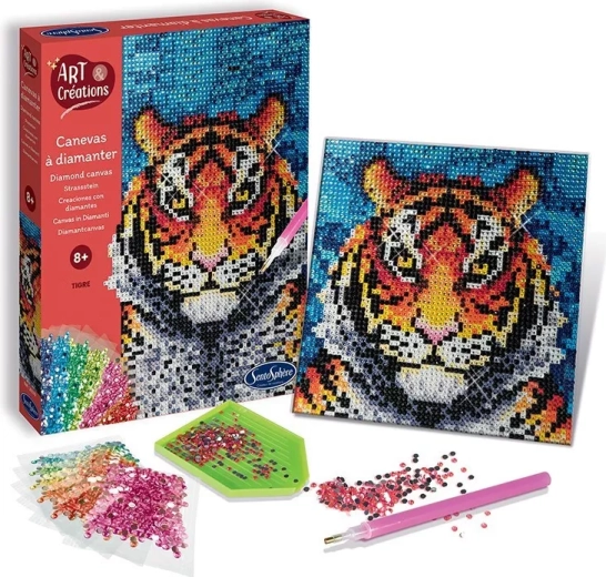 Sentosphere diamantlærred tiger